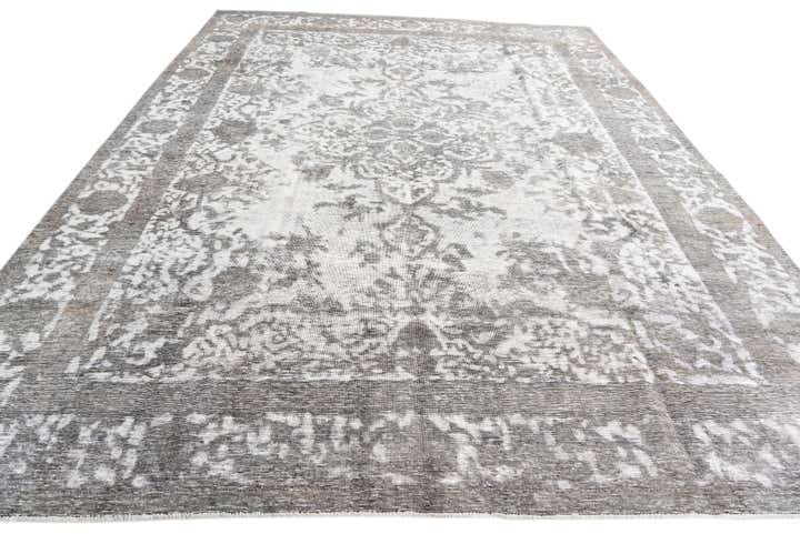 9' 1 x 12' 4 Hand Knotted Ultra Vintage Persian Wool Rug