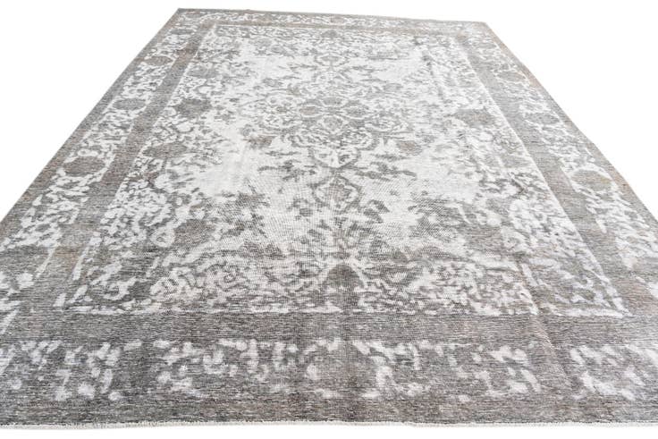 Detail image of 9' 1 x 12' 4 Hand Knotted Ultra Vintage Persian Wool Rug