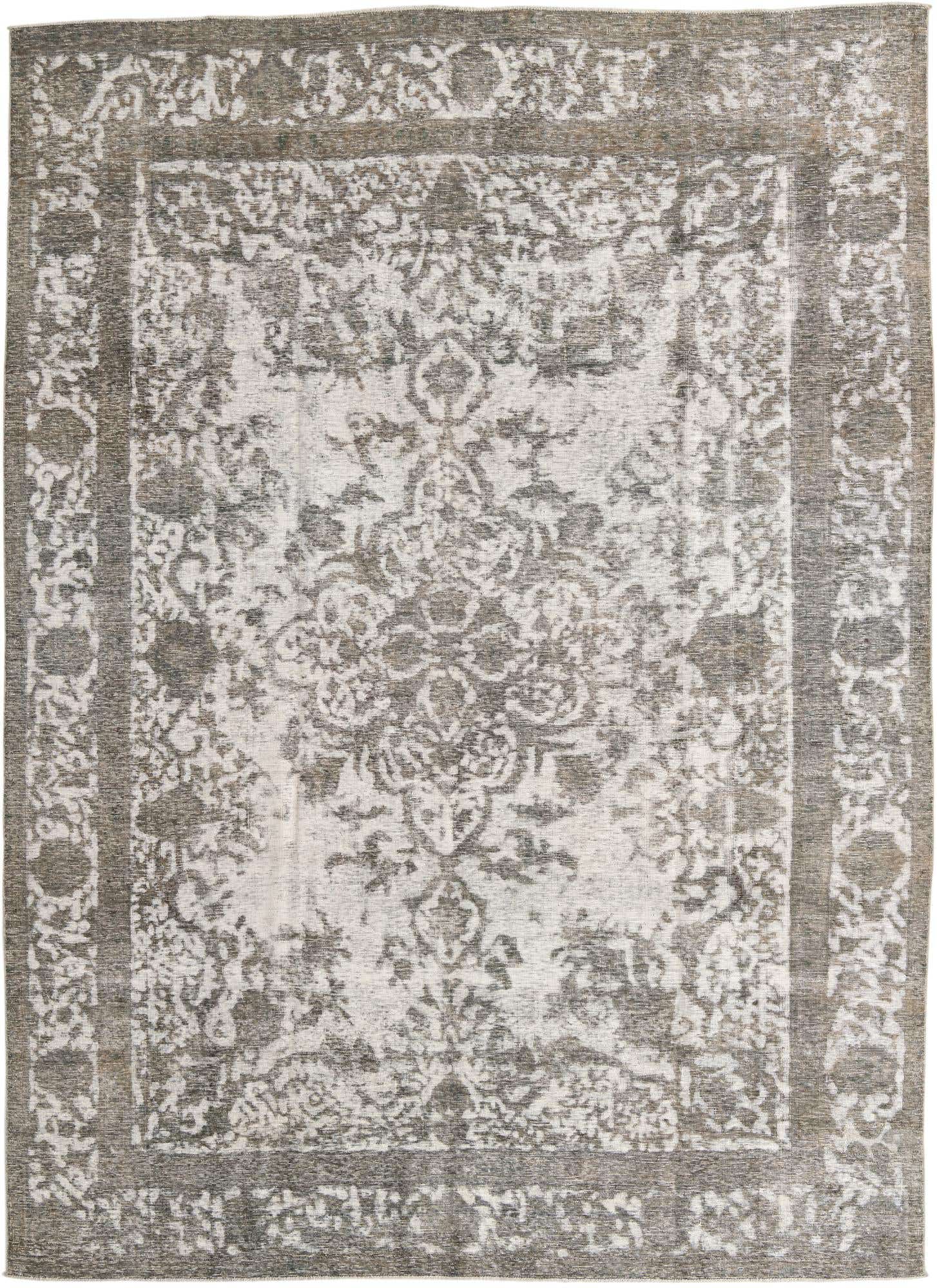 9' 1 x 12' 4 Hand Knotted Ultra Vintage Persian Wool Rug