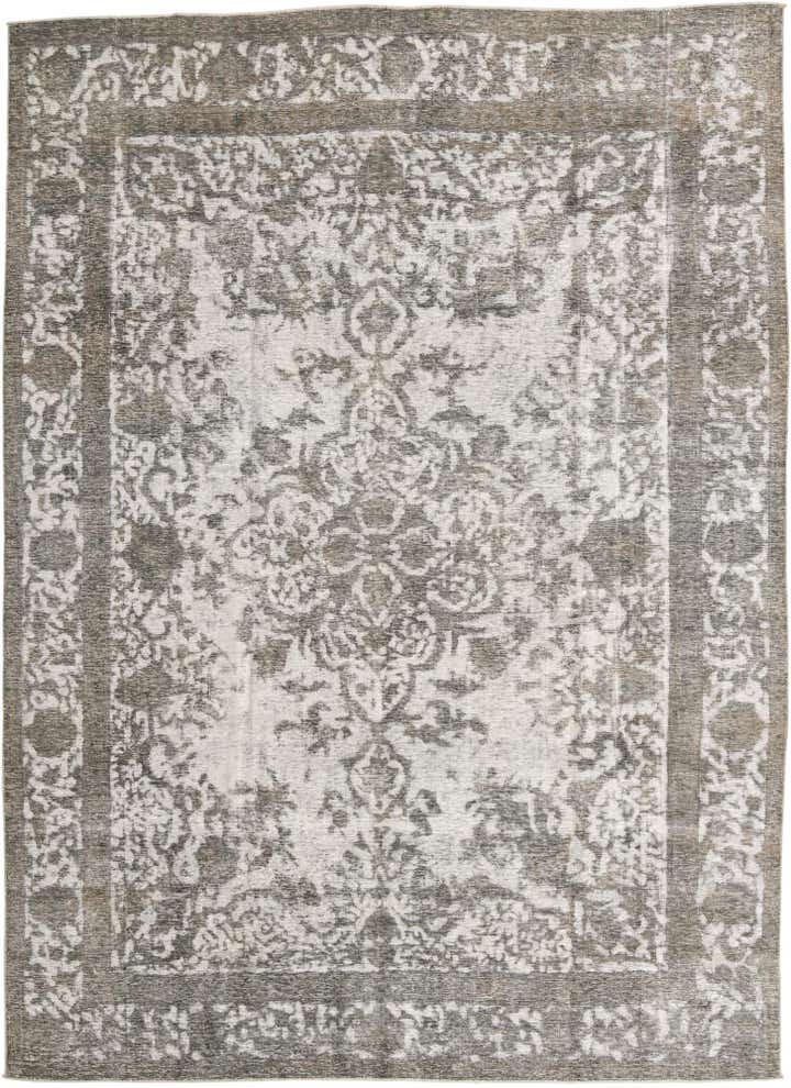 9' 1 x 12' 4 Hand Knotted Ultra Vintage Persian Wool Rug