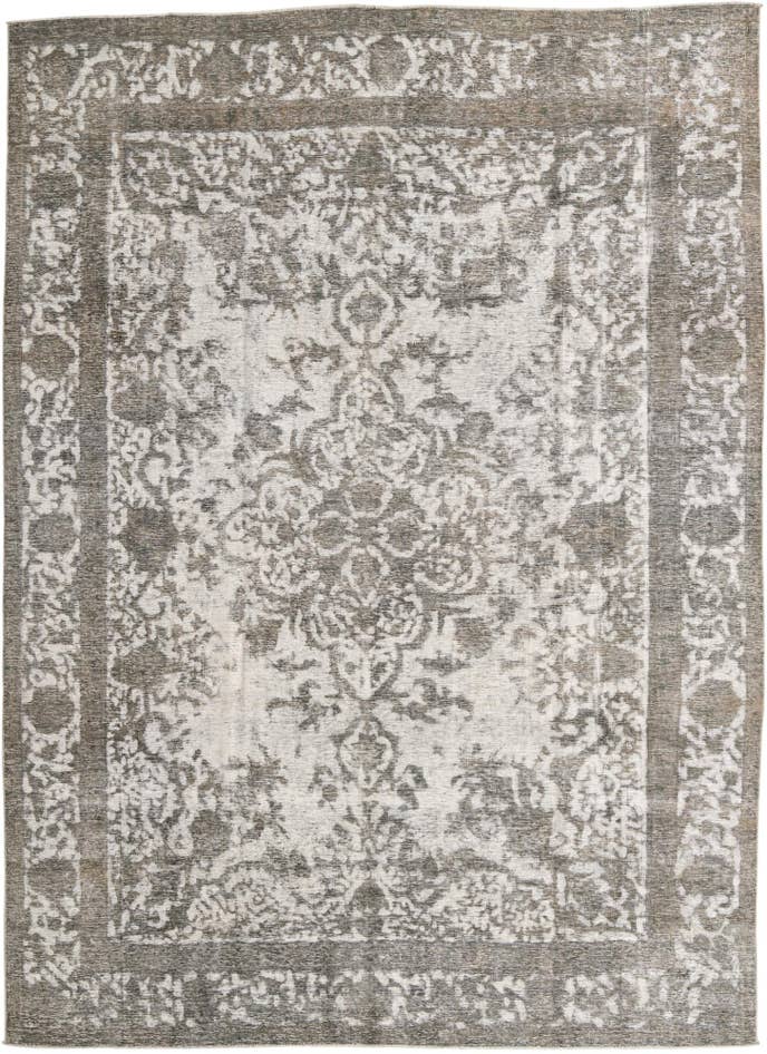 Detail image of 9' 1 x 12' 4 Hand Knotted Ultra Vintage Persian Wool Rug