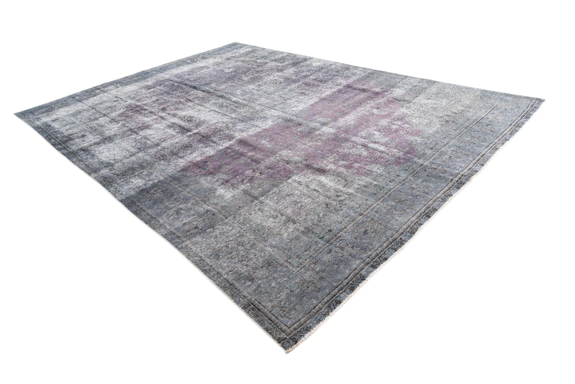 8' x 10' 8 Hand Knotted Ultra Vintage Persian Wool Rug