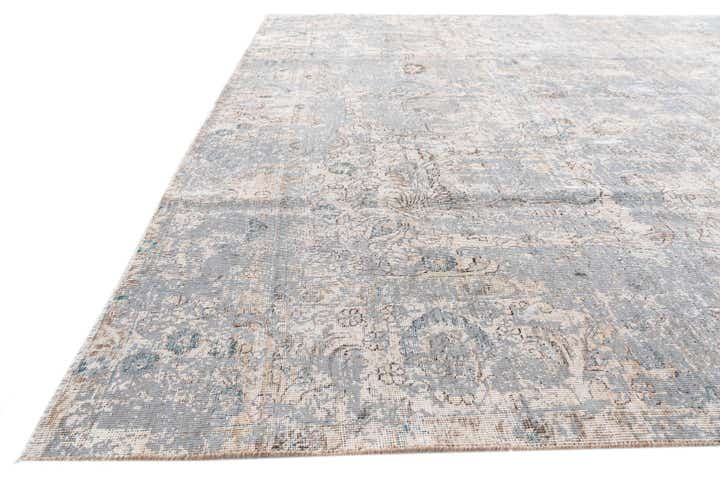 8' 6 x 12' 5 Hand Knotted Ultra Vintage Persian Wool Rug
