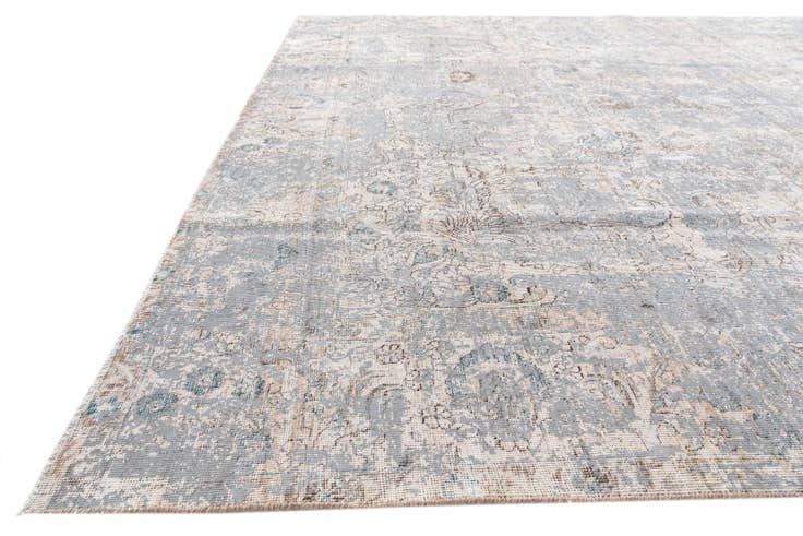 Detail image of 8' 6 x 12' 5 Hand Knotted Ultra Vintage Persian Wool Rug