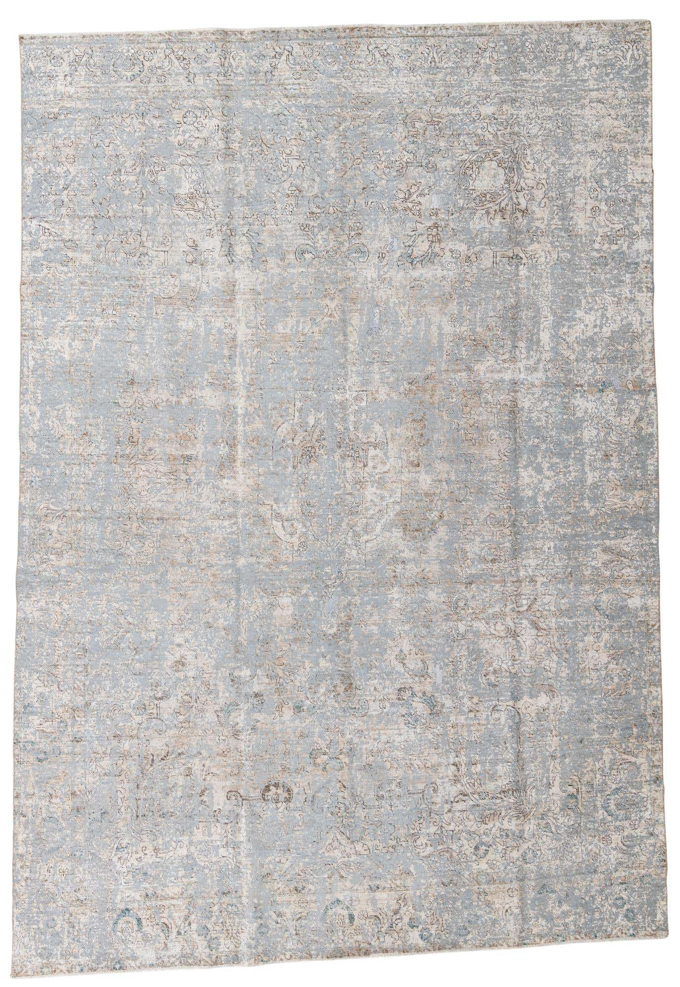 8' 6 x 12' 5 Hand Knotted Ultra Vintage Persian Wool Rug