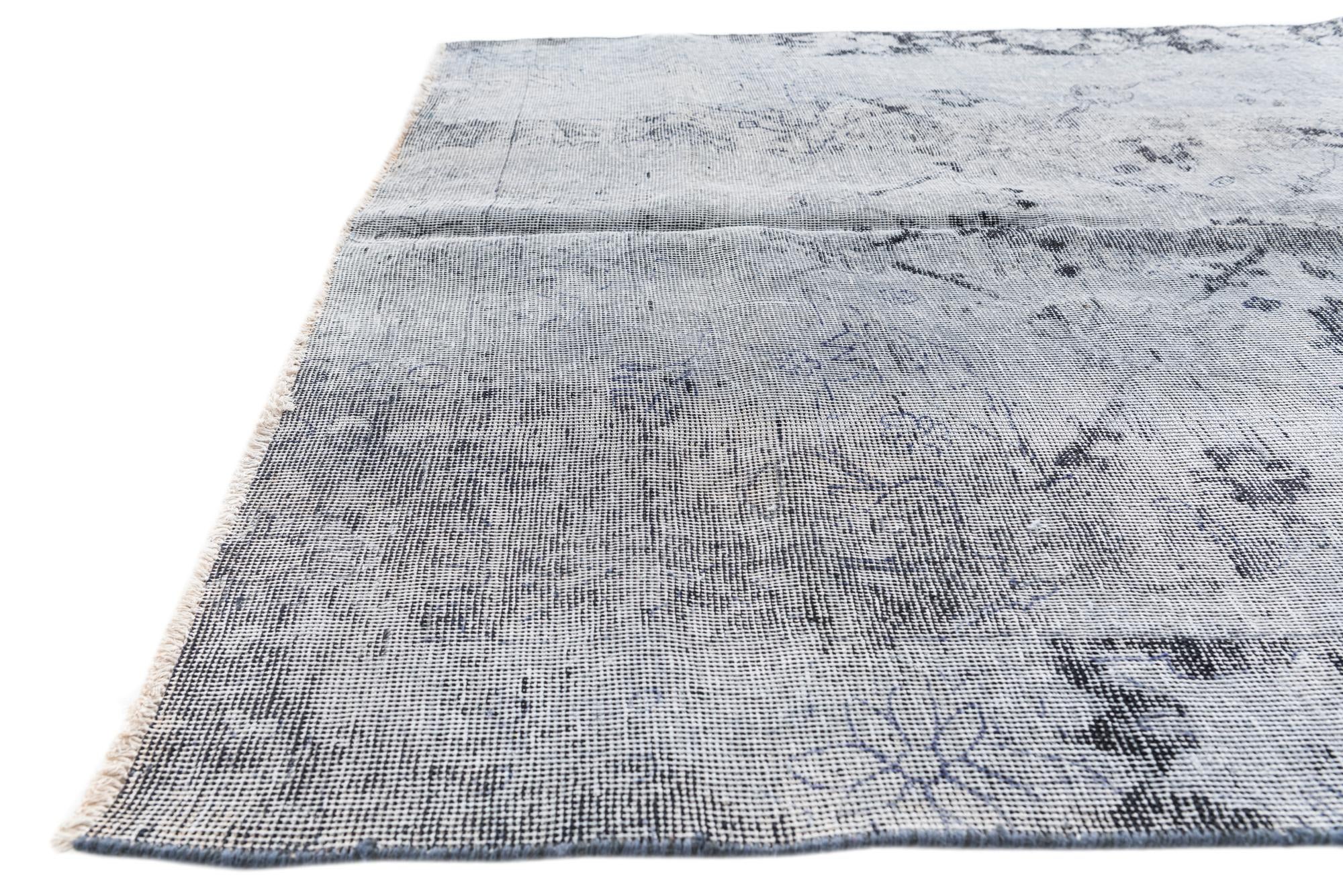 5' 4 x 8' 7 Hand Knotted Ultra Vintage Persian Wool Rug