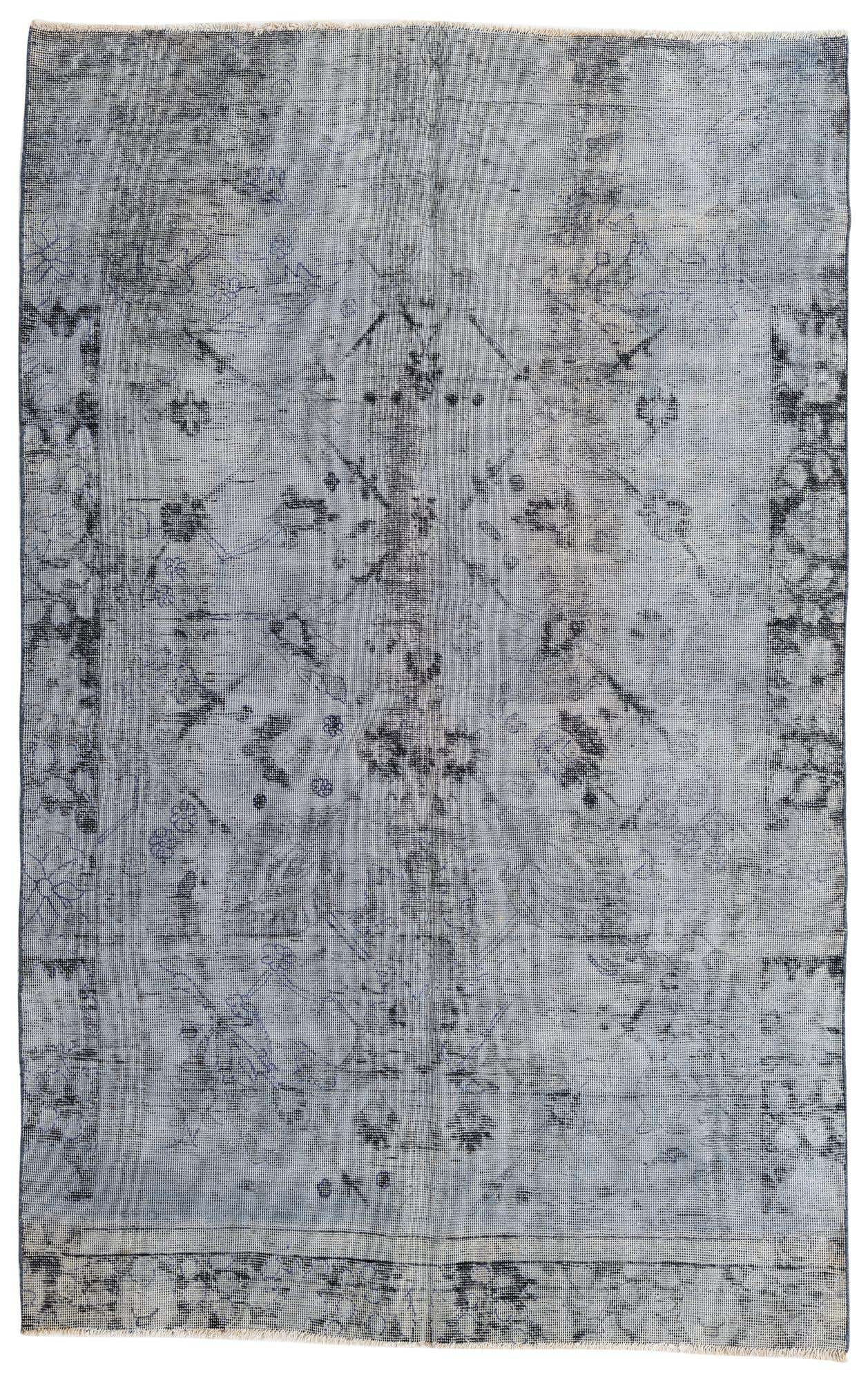 5' 4 x 8' 7 Hand Knotted Ultra Vintage Persian Wool Rug