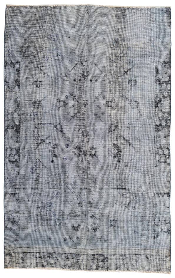 Detail image of 5' 4 x 8' 7 Hand Knotted Ultra Vintage Persian Wool Rug
