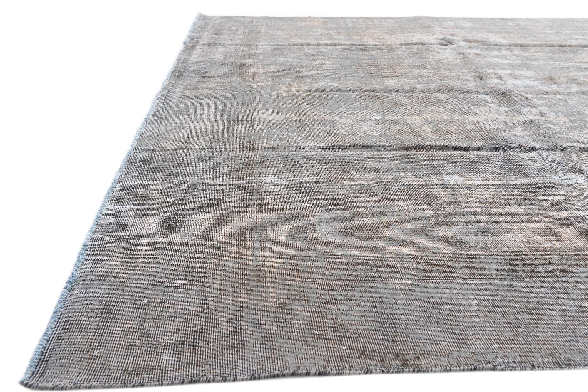 8' 8 x 12' 3 Hand Knotted Ultra Vintage Persian Wool Rug