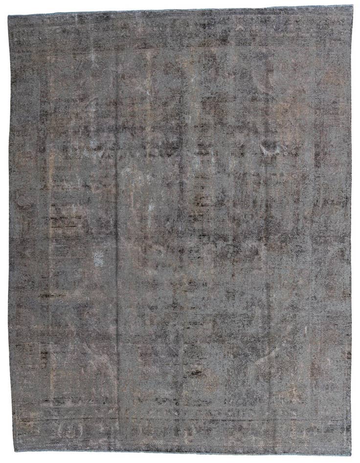 Detail image of 8' 8 x 12' 3 Hand Knotted Ultra Vintage Persian Wool Rug