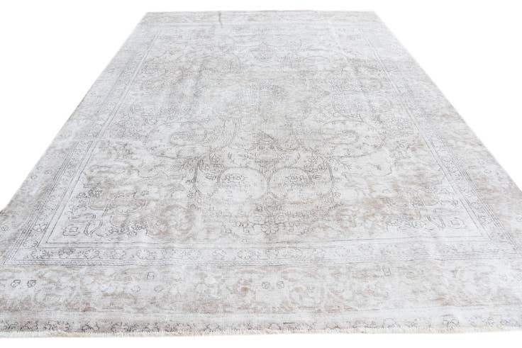 Detail image of 7' 4 x 10' 10 Hand Knotted Ultra Vintage Persian Wool Rug