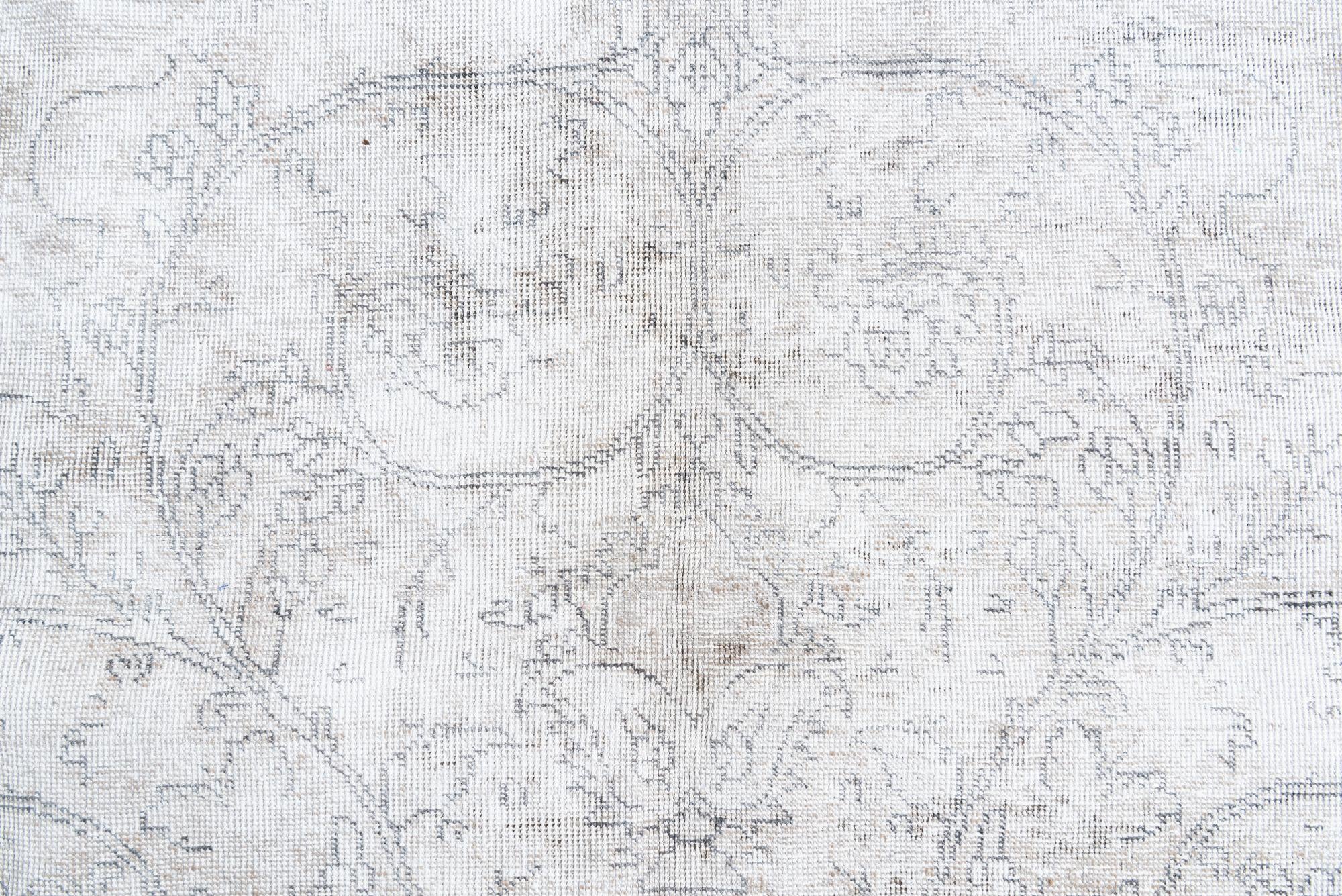 7' 4 x 10' 10 Hand Knotted Ultra Vintage Persian Wool Rug