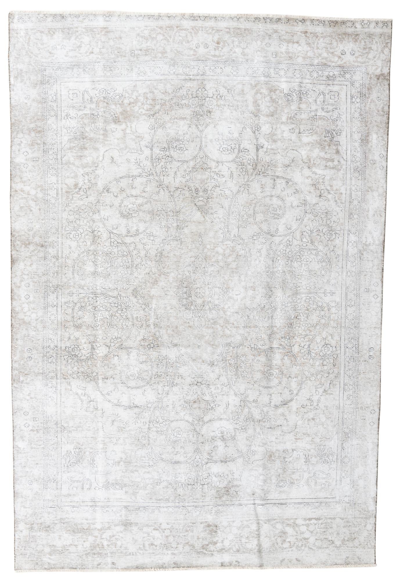 7' 4 x 10' 10 Hand Knotted Ultra Vintage Persian Wool Rug