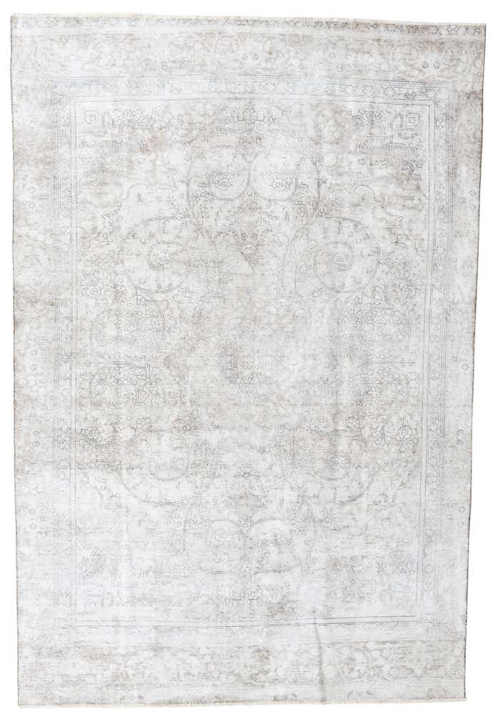 7' 4 x 10' 10 Hand Knotted Ultra Vintage Persian Wool Rug