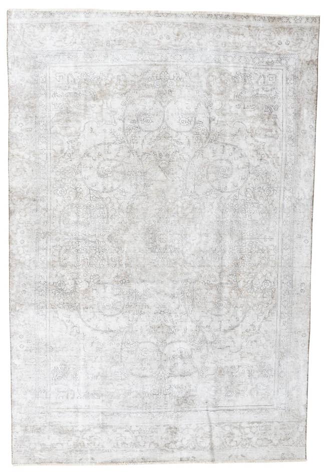 Detail image of 7' 4 x 10' 10 Hand Knotted Ultra Vintage Persian Wool Rug