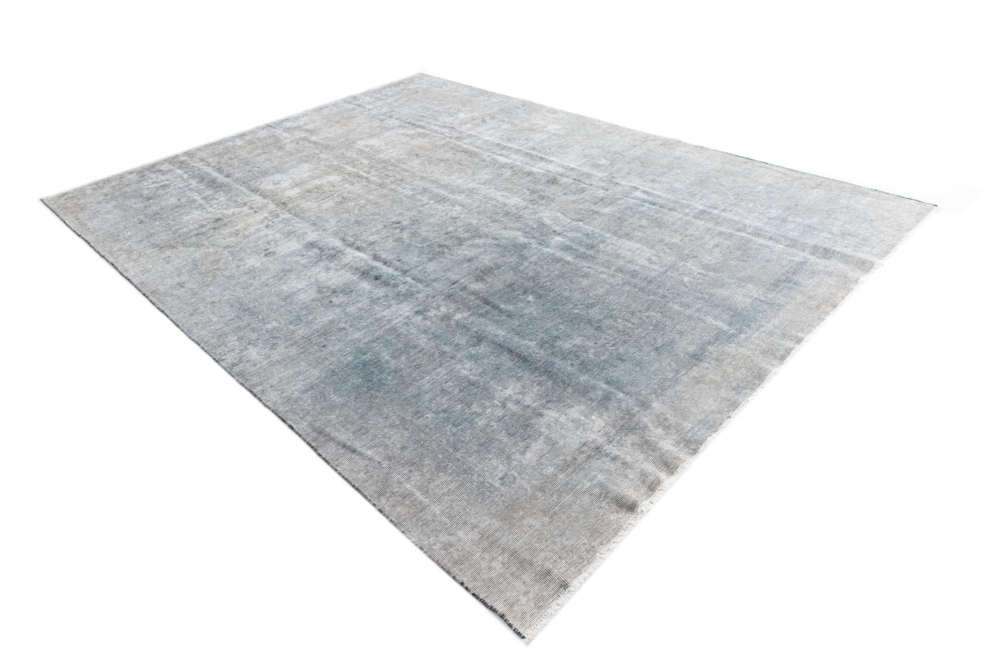 9' x 12' 3 Hand Knotted Ultra Vintage Persian Wool Rug