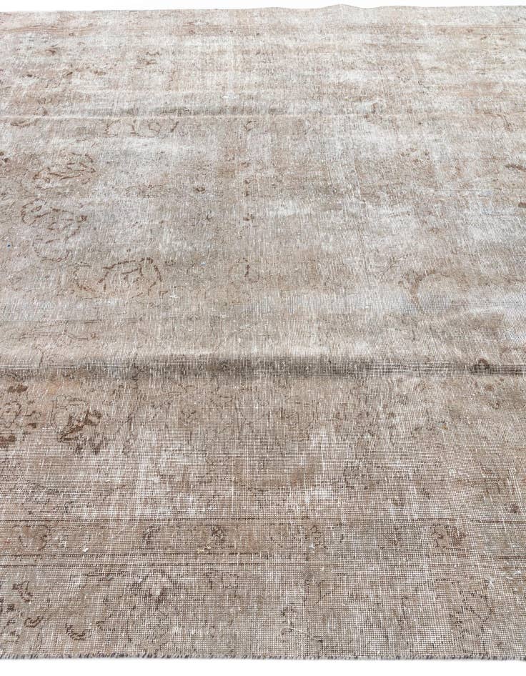 Detail image of 8' 6 x 11' 9  Hand Knotted Ultra Vintage Persian Wool Rug