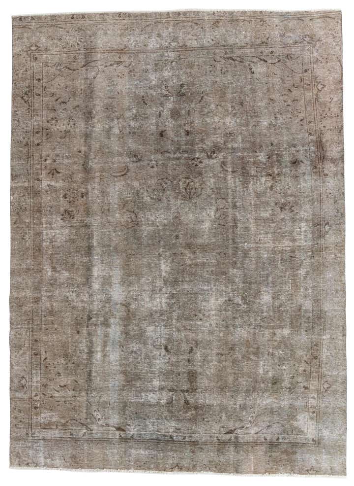 8' 6 x 11' 9 Hand Knotted Ultra Vintage Persian Wool Rug