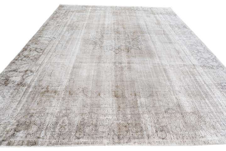 9' 3 x 12' 7 Hand Knotted Ultra Vintage Persian Wool Rug