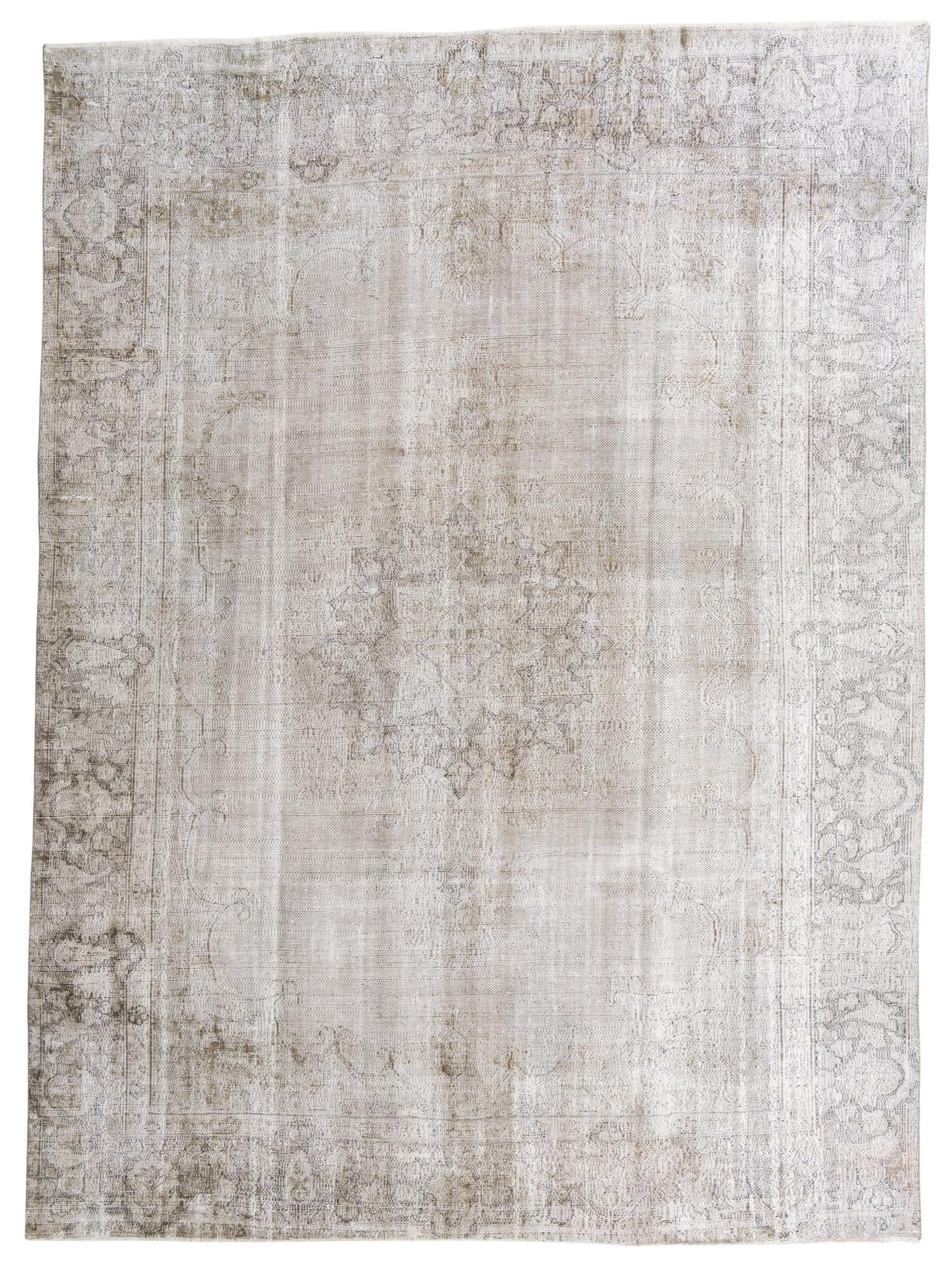 9' 3 x 12' 7 Hand Knotted Ultra Vintage Persian Wool Rug