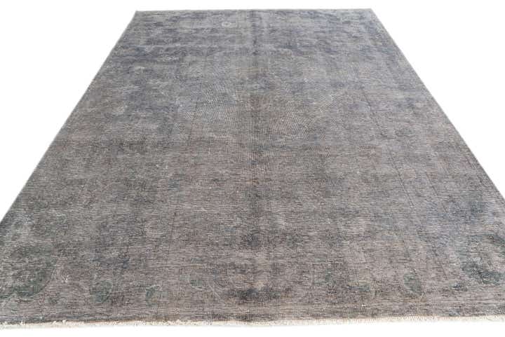 7' 2 x 10' Hand Knotted Ultra Vintage Persian Wool Rug