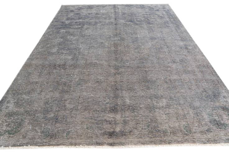 Detail image of 7' 2 x 10' Hand Knotted Ultra Vintage Persian Wool Rug