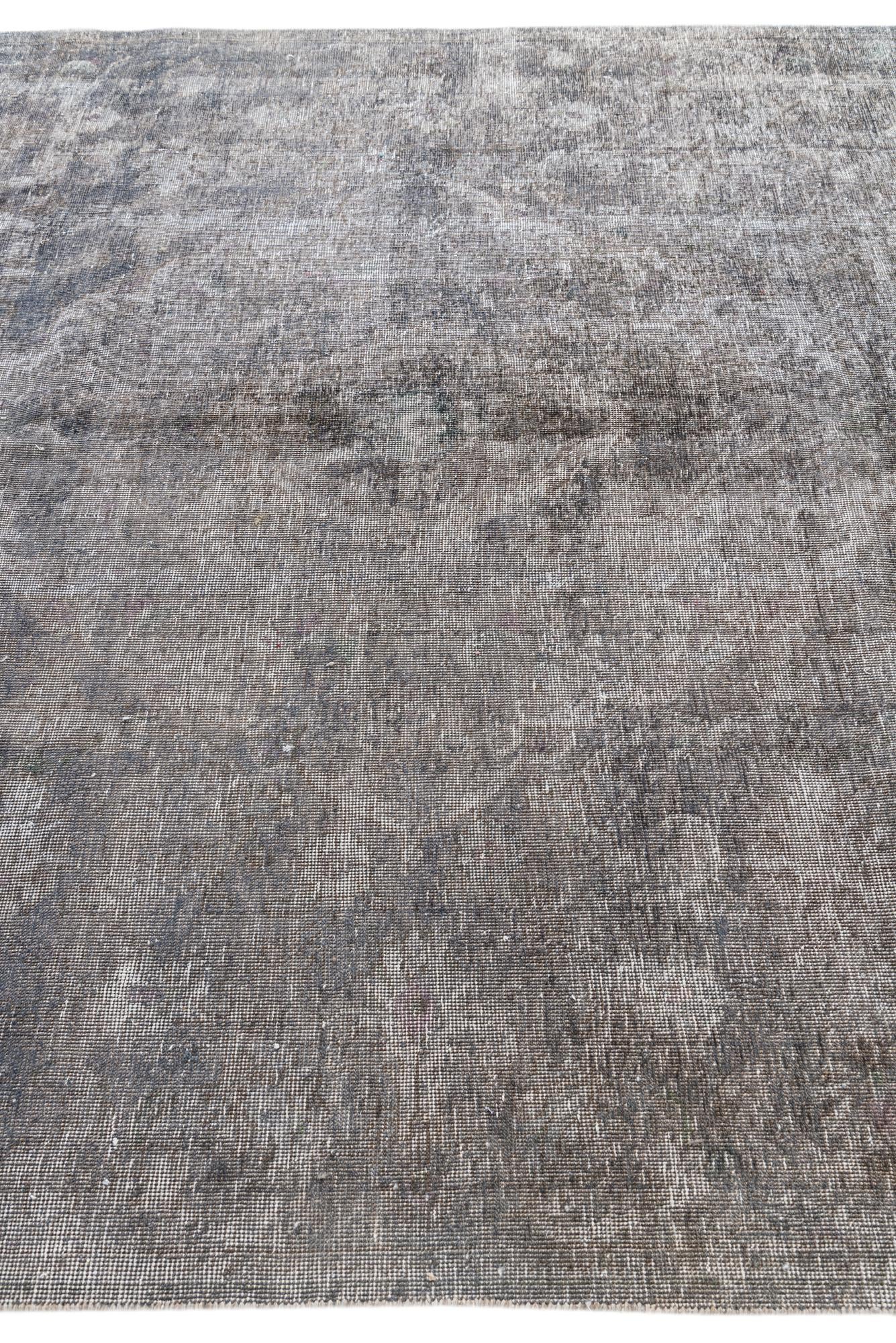 7' 2 x 10' Hand Knotted Ultra Vintage Persian Wool Rug