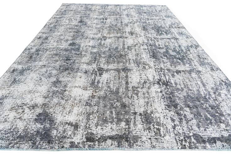 Detail image of 9' x 12' 6 Hand Knotted Ultra Vintage Persian Wool Rug