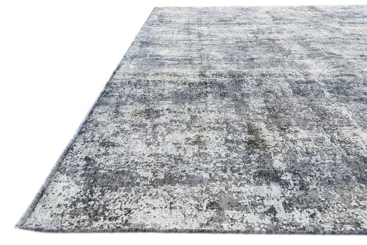 9' x 12' 6 Hand Knotted Ultra Vintage Persian Wool Rug