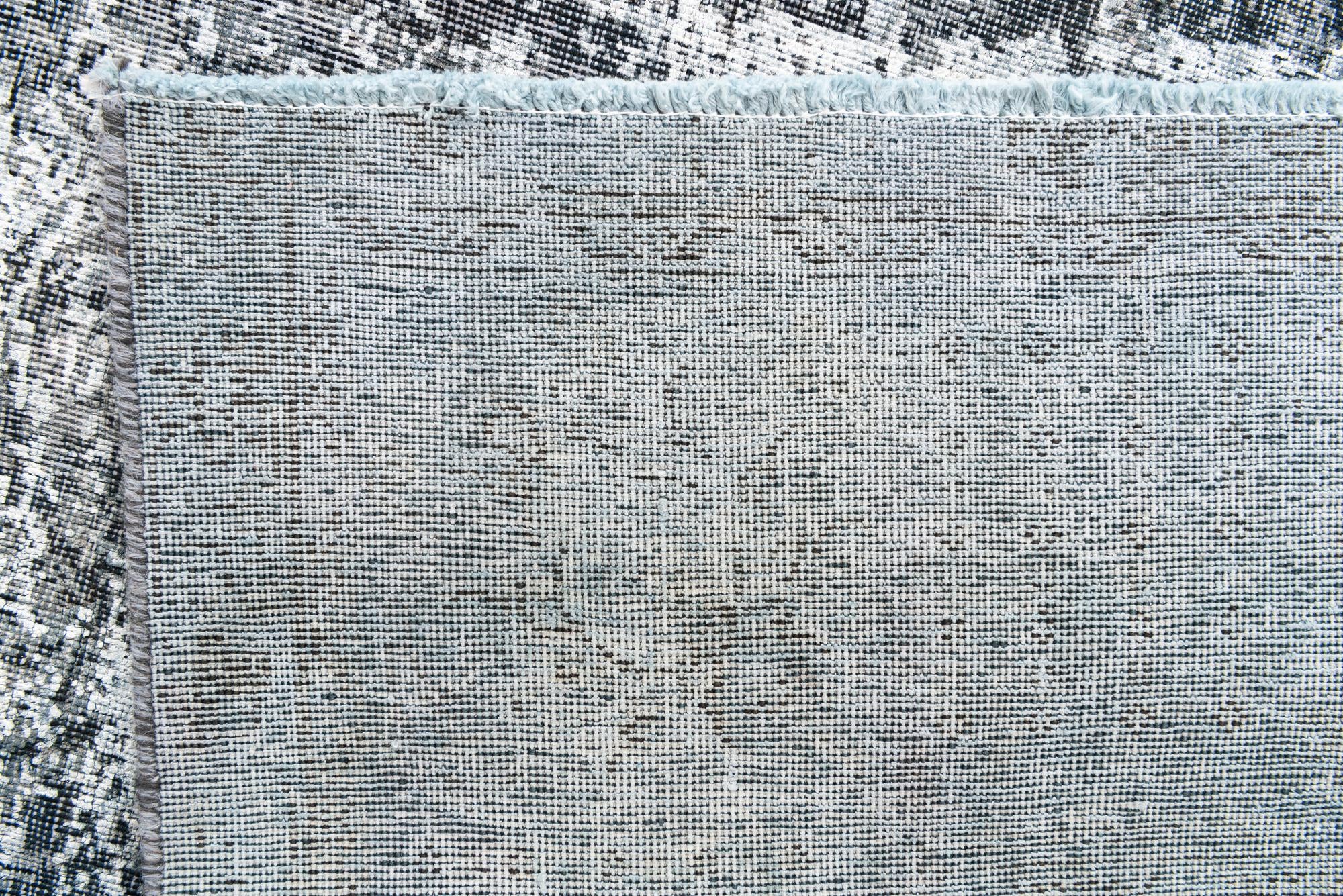 9' x 12' 6 Hand Knotted Ultra Vintage Persian Wool Rug