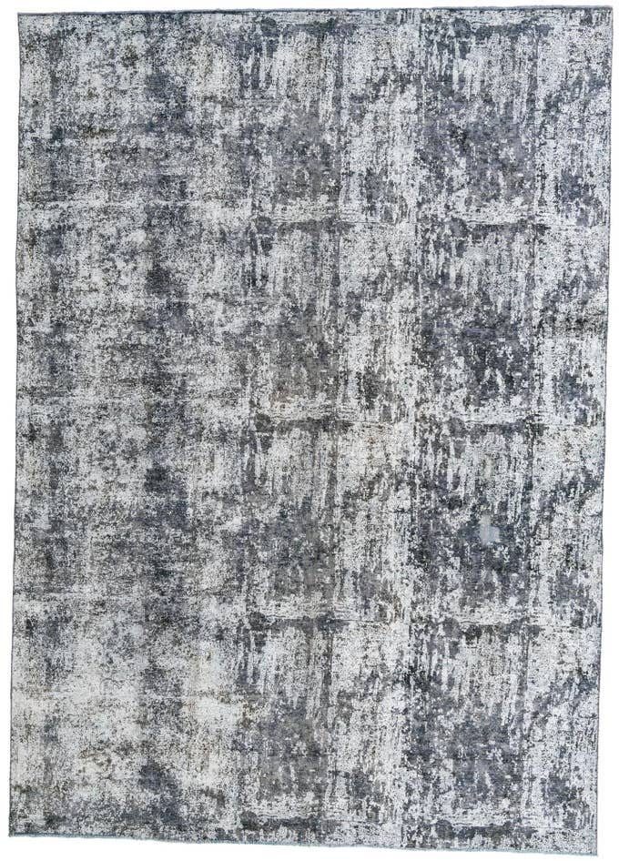 Detail image of 9' x 12' 6 Hand Knotted Ultra Vintage Persian Wool Rug