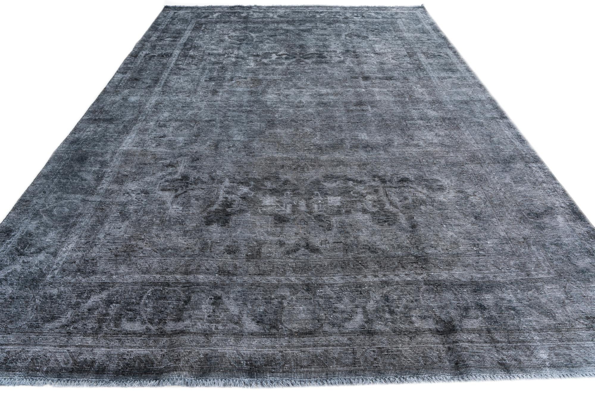 7' 10 x 11' 6 Hand Knotted Ultra Vintage Persian Wool Rug