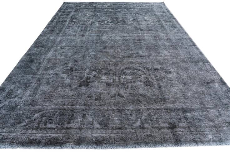 Detail image of 7' 10 x 11' 6 Hand Knotted Ultra Vintage Persian Wool Rug