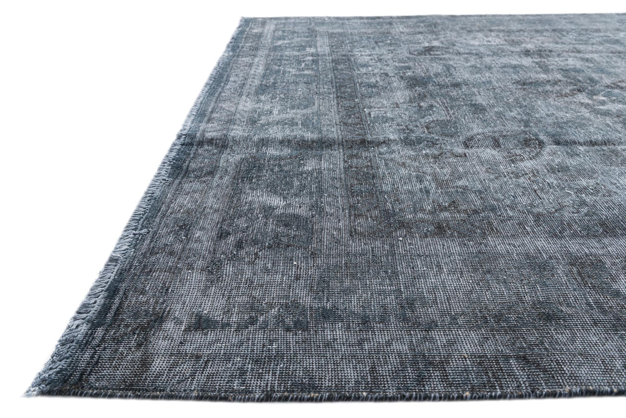 7' 10 x 11' 6 Hand Knotted Ultra Vintage Persian Wool Rug