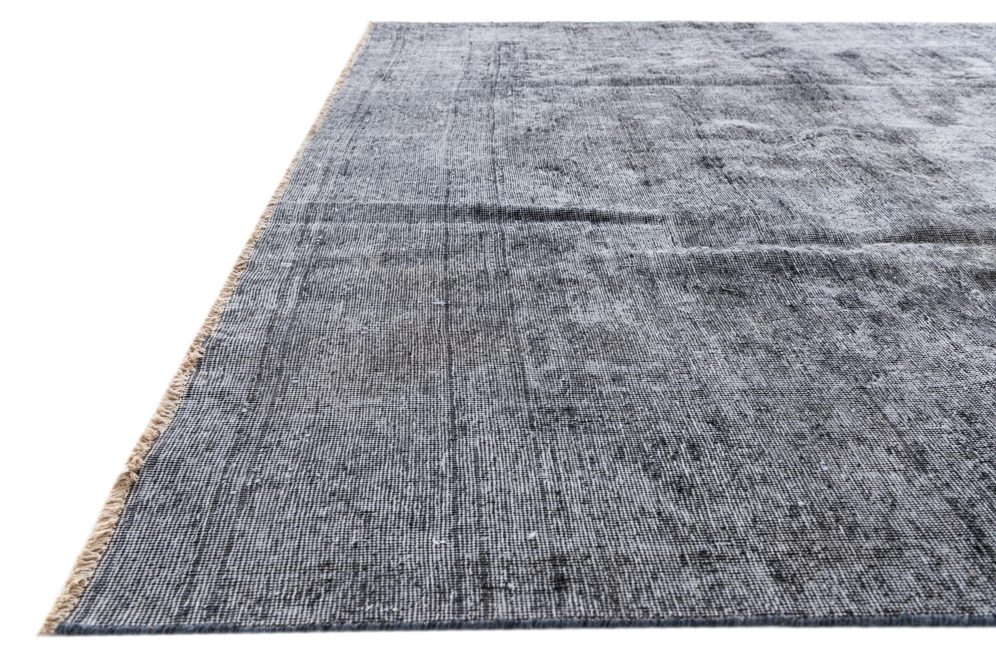 7' 8 x 10' 9 Hand Knotted Ultra Vintage Persian Wool Rug