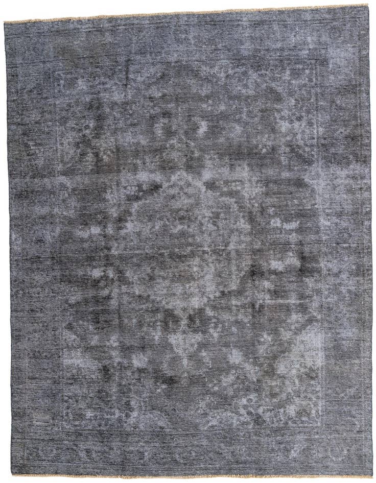 Detail image of 7' 8 x 10' 9 Hand Knotted Ultra Vintage Persian Wool Rug
