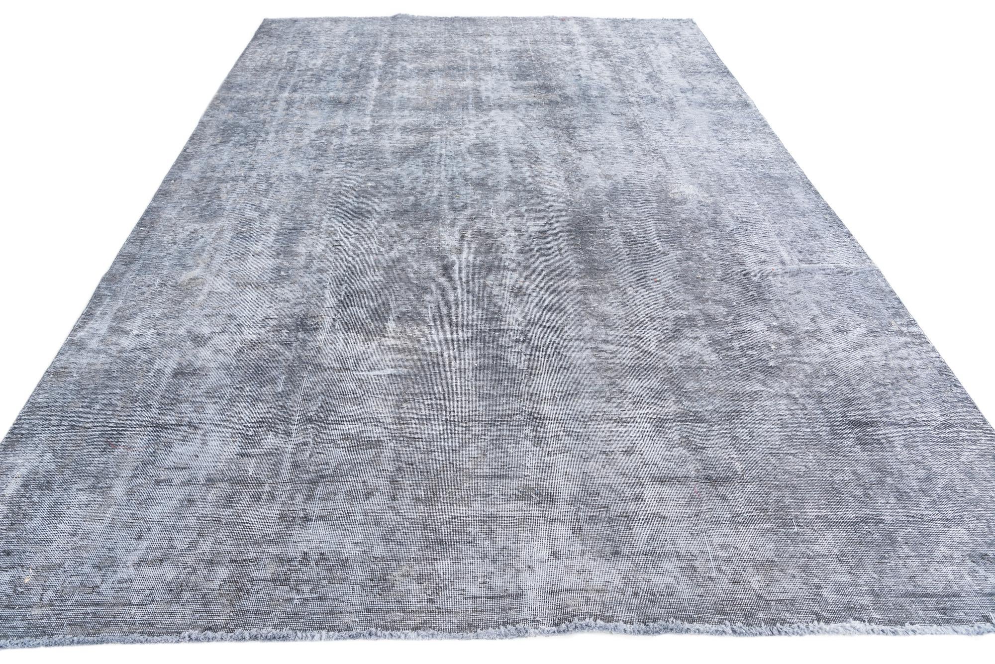 7' 7 x 11' 5 Hand Knotted Ultra Vintage Persian Wool Rug