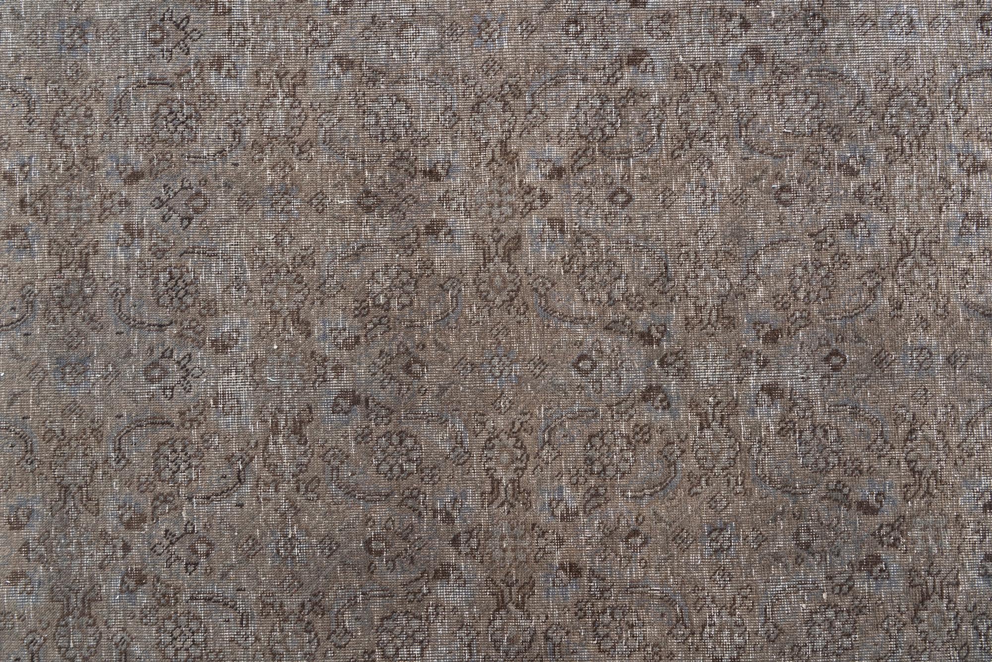 9' 5 x 12' 5 Hand Knotted Ultra Vintage Persian Wool Rug