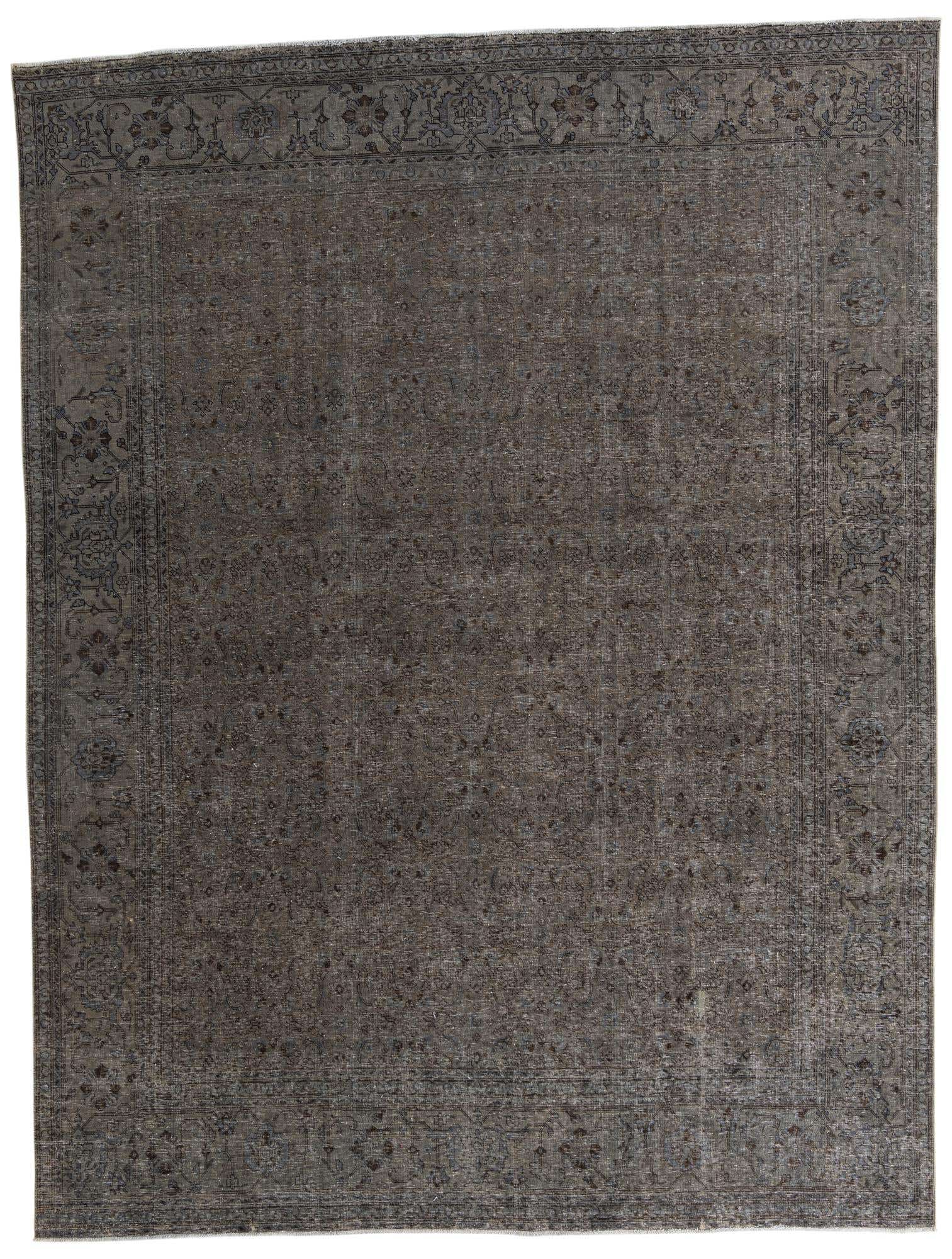 9' 5 x 12' 5 Hand Knotted Ultra Vintage Persian Wool Rug