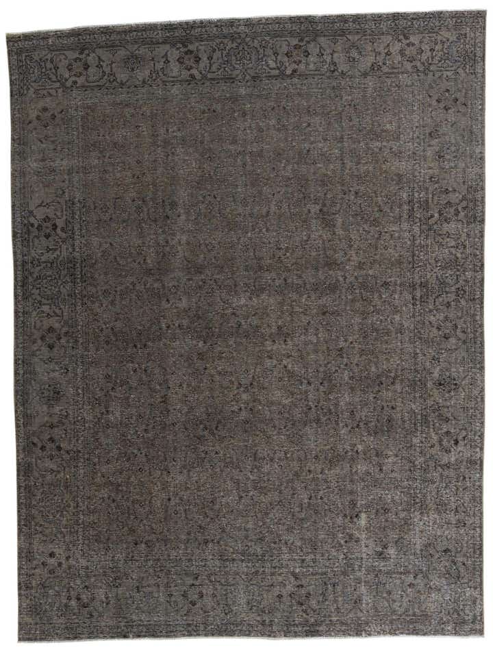 9' 5 x 12' 5 Hand Knotted Ultra Vintage Persian Wool Rug