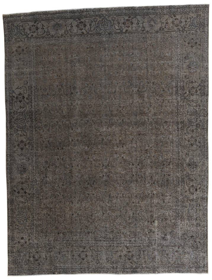 Detail image of 9' 5 x 12' 5 Hand Knotted Ultra Vintage Persian Wool Rug