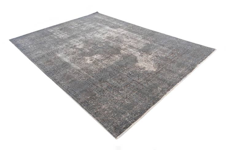 Detail image of 6' 6 x 9' 1 Hand Knotted Ultra Vintage Persian Wool Rug