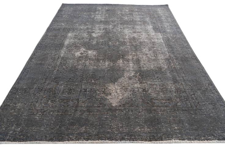 Detail image of 6' 6 x 9' 1 Hand Knotted Ultra Vintage Persian Wool Rug