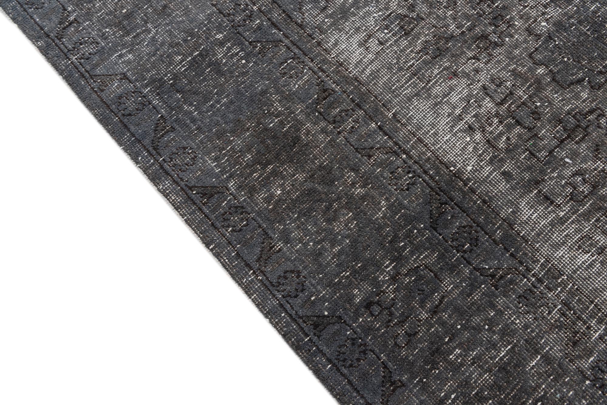 6' 6 x 9' 1 Hand Knotted Ultra Vintage Persian Wool Rug