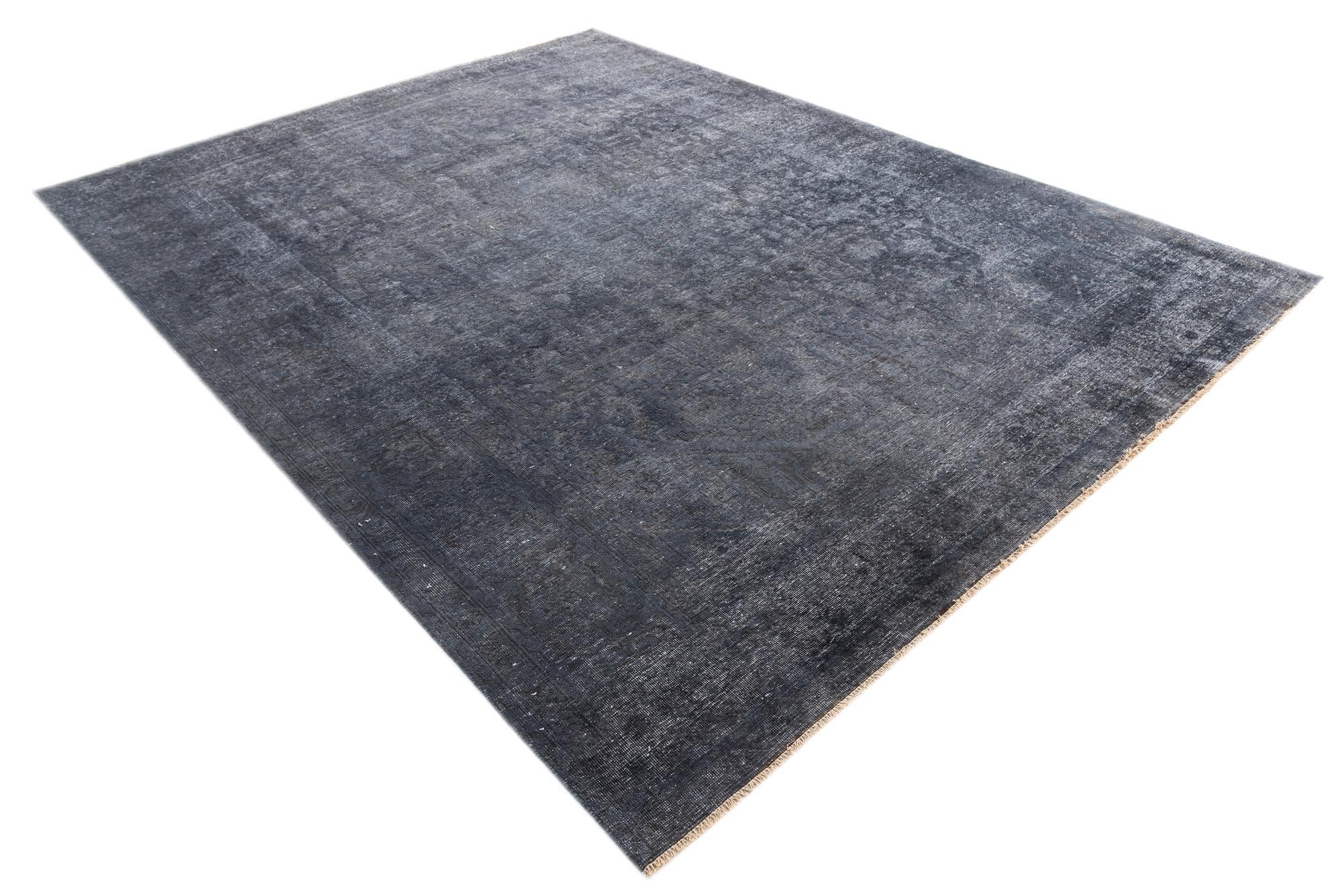 9' 3 x 12' 3 Hand Knotted Ultra Vintage Persian Wool Rug
