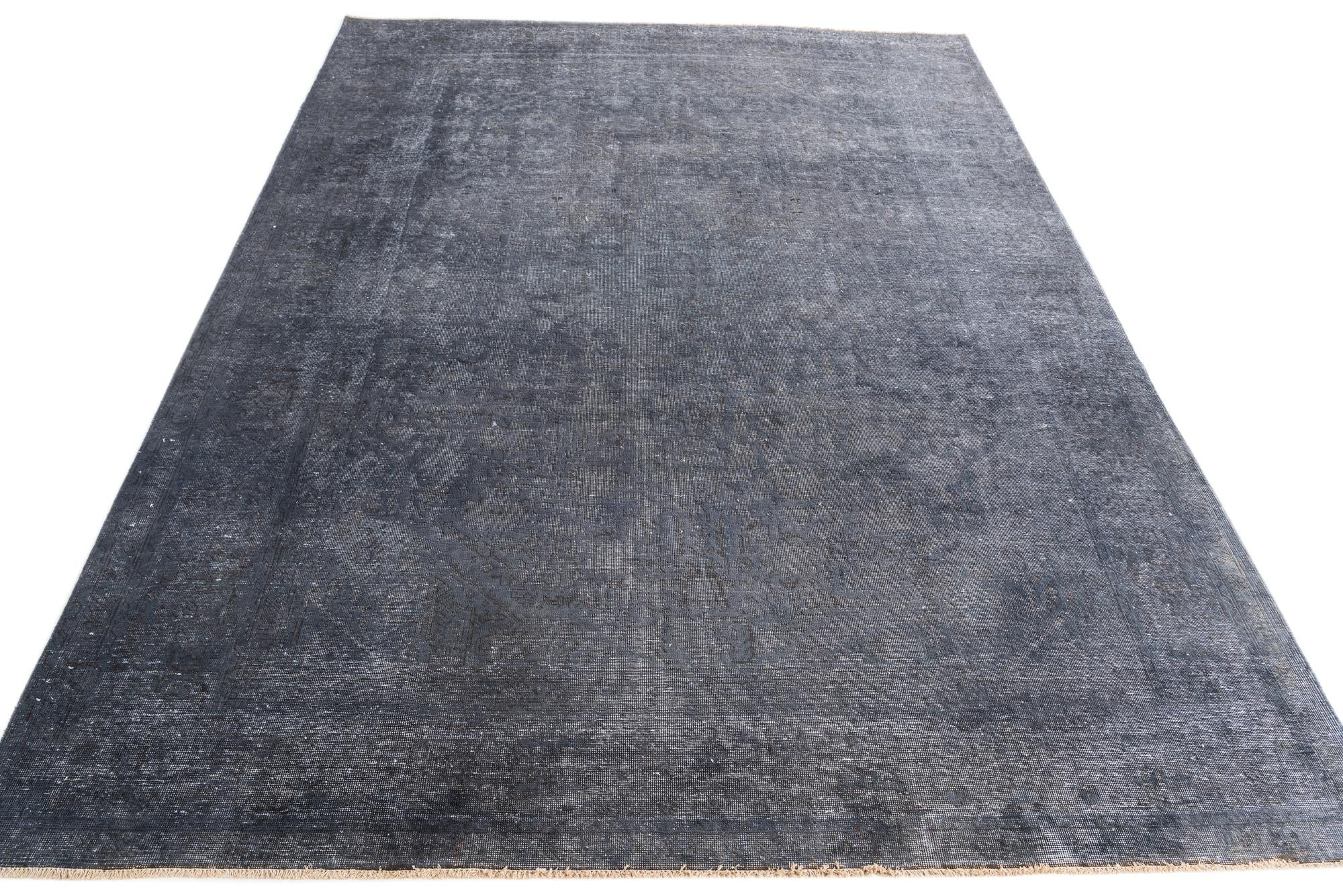 9' 3 x 12' 3 Hand Knotted Ultra Vintage Persian Wool Rug