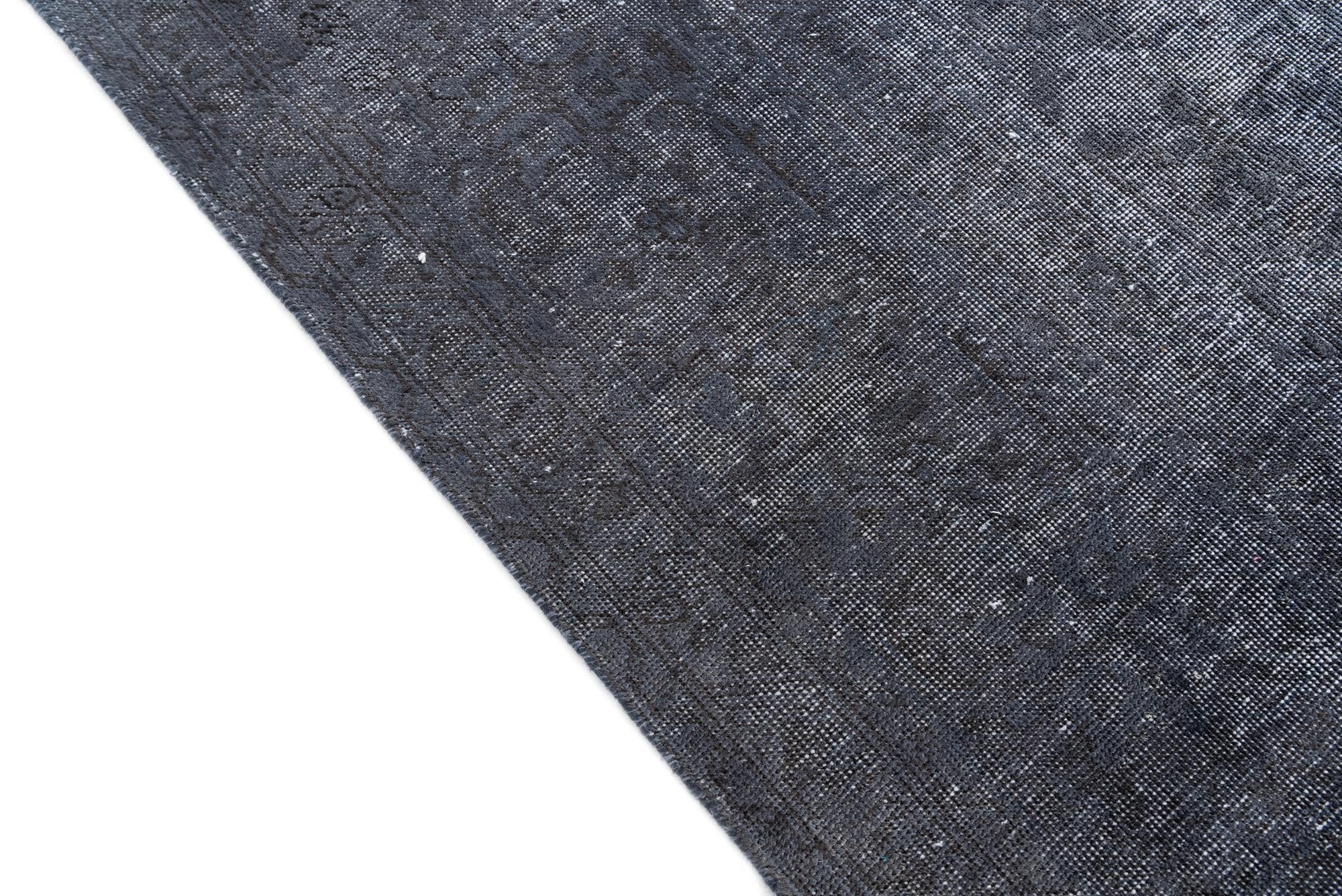 9' 3 x 12' 3 Hand Knotted Ultra Vintage Persian Wool Rug