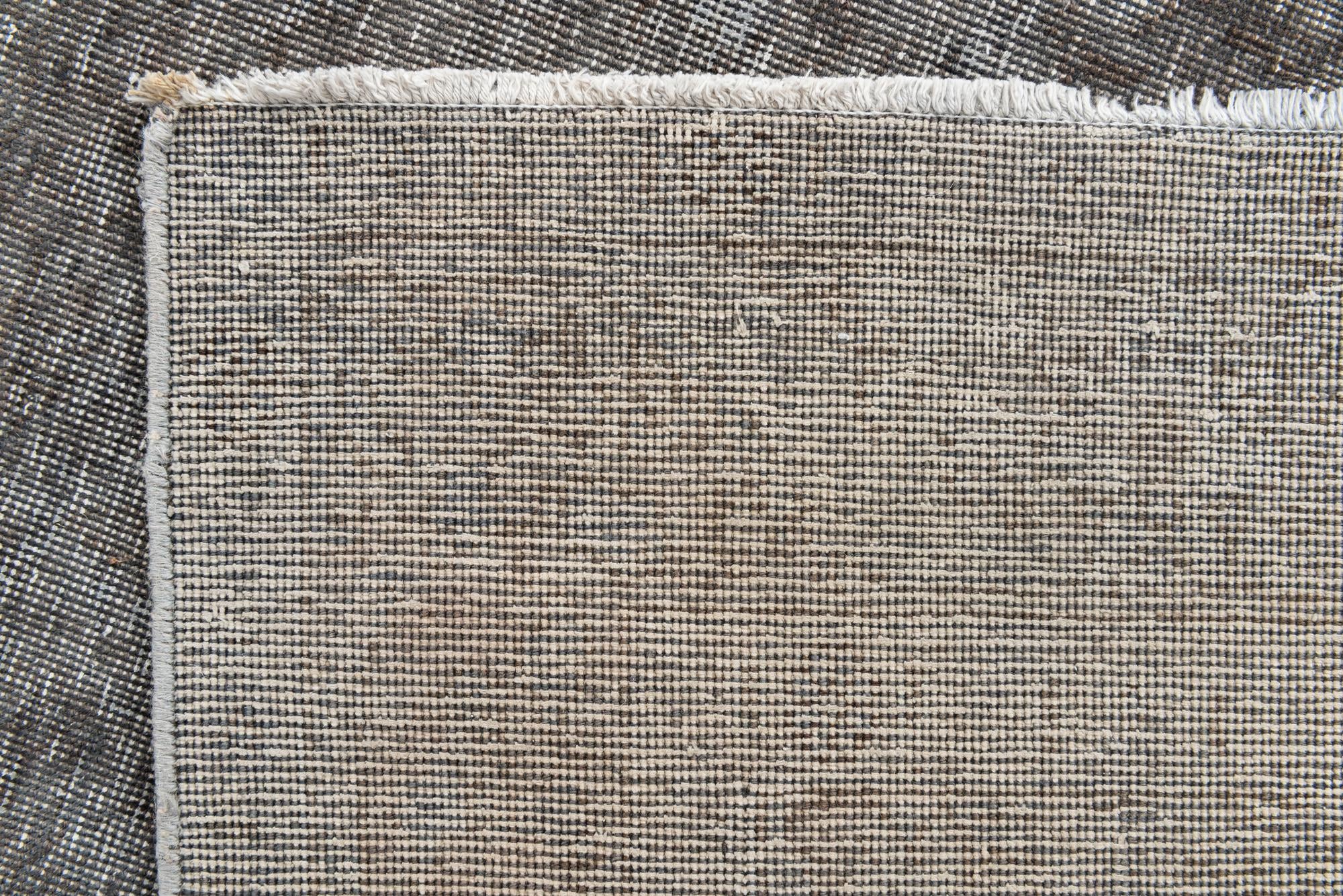 4' 6 x 6' 2 Hand Knotted Ultra Vintage Persian Wool Rug