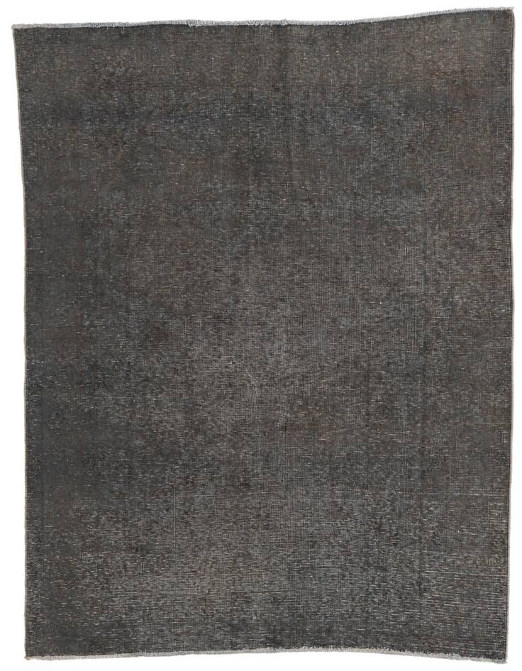 Detail image of 4' 6 x 6' 2 Hand Knotted Ultra Vintage Persian Wool Rug