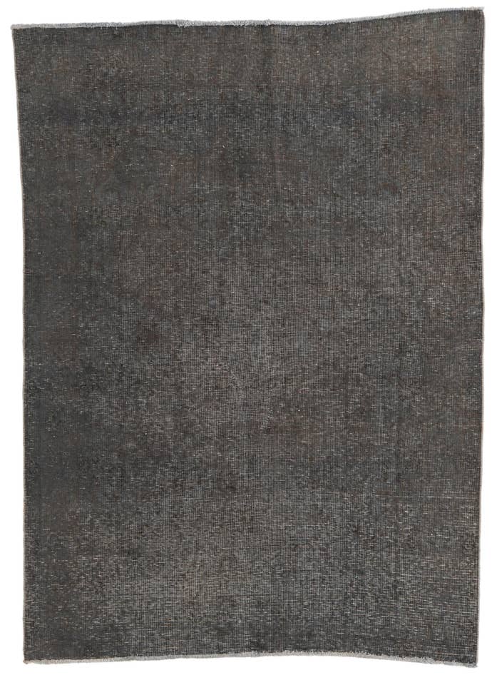 Detail image of 4' 6 x 6' 2 Hand Knotted Ultra Vintage Persian Wool Rug